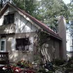 Showing the house before work begins. Note that the home is a 1 1/2 story building.